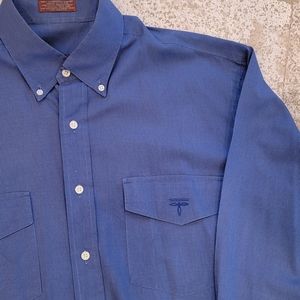 Mens Lucchese shirt good shape lapase blue